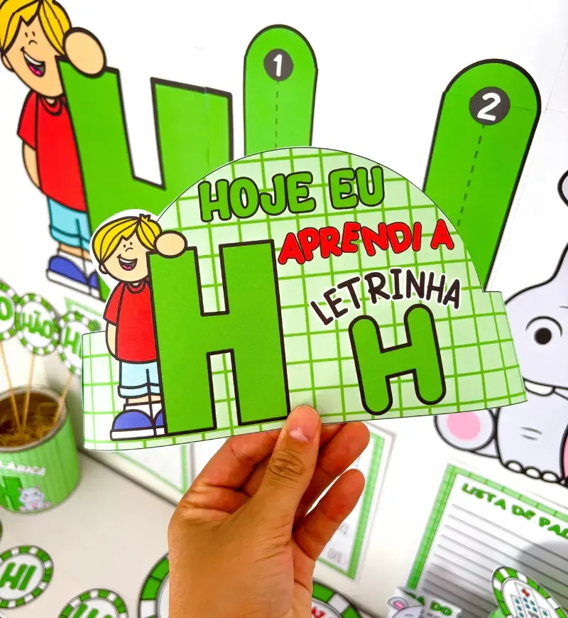 Kit Letra H em PDF — imagem 2