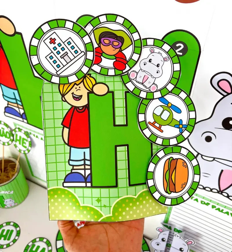 Kit Letra H em PDF — imagem 5