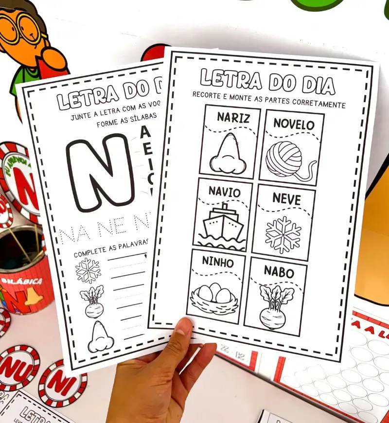 Kit Letra N em PDF — imagem 7