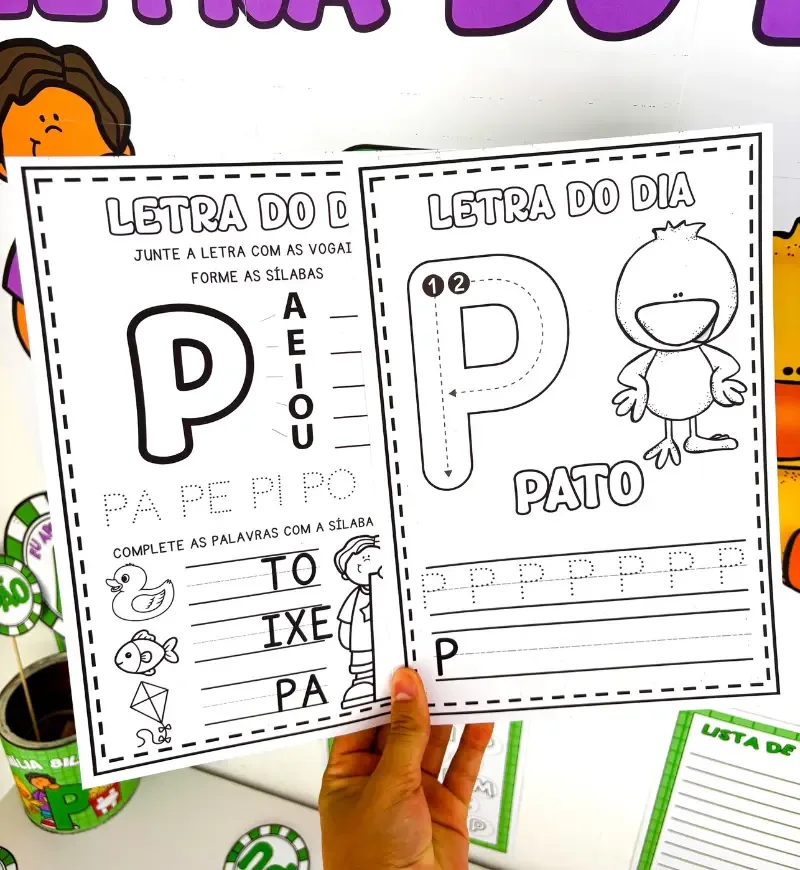 Kit Letra P em PDF — imagem 5