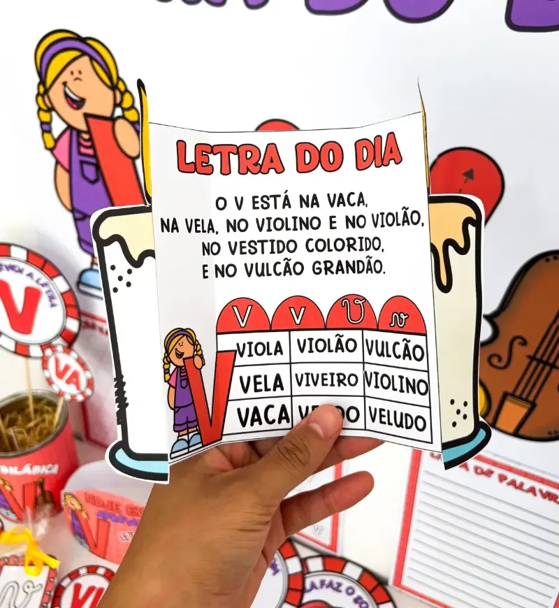 Kit Letra V - Atividades e Recursos para Alfabetização - PDF — imagem 3