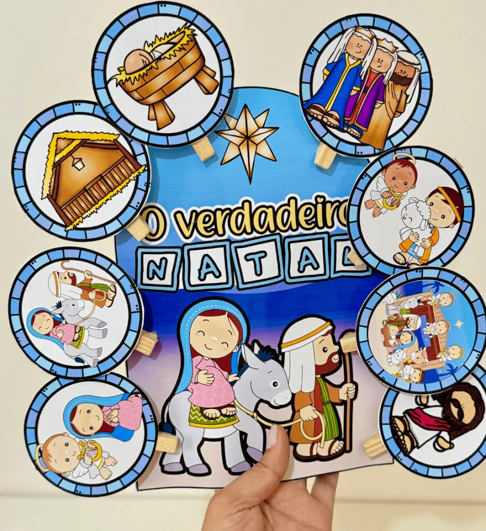 Kit Luva o Verdadeiro Natal + Presépio de Palitos — imagem 2