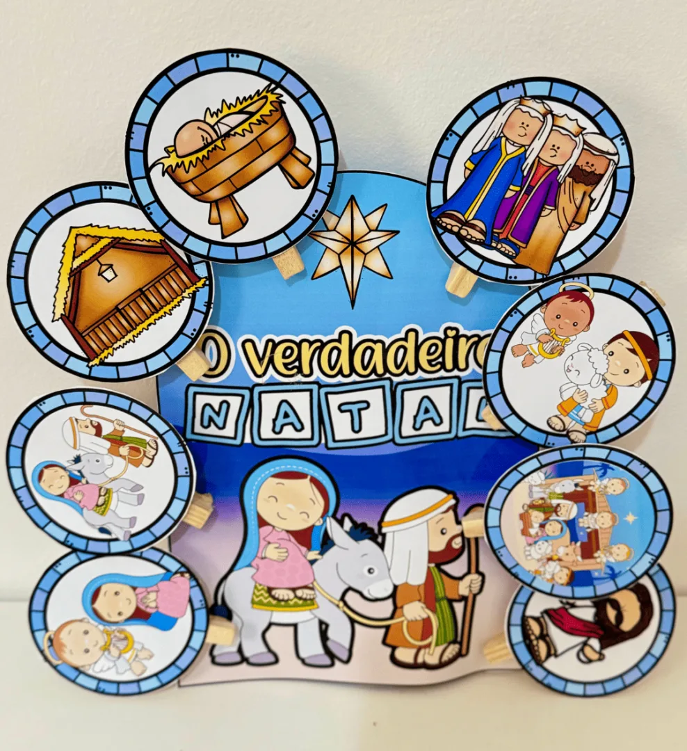 Kit Luva o Verdadeiro Natal + Presépio de Palitos — imagem 4
