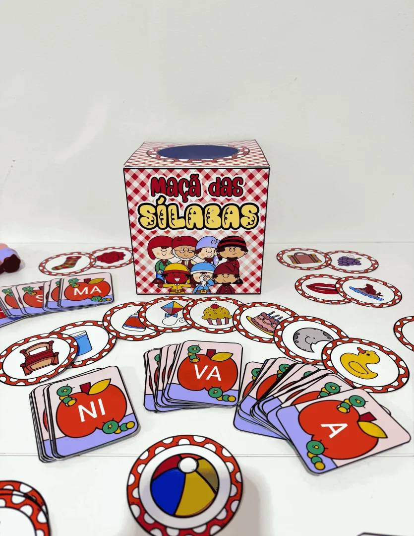 Kit Maçã das Sílabas - Alfabetização  — imagem 4
