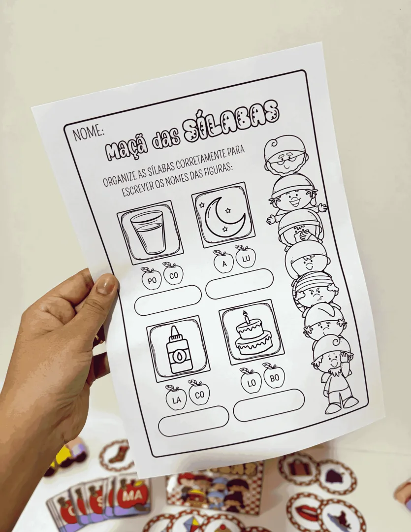 Kit Maçã das Sílabas - Alfabetização  — imagem 5