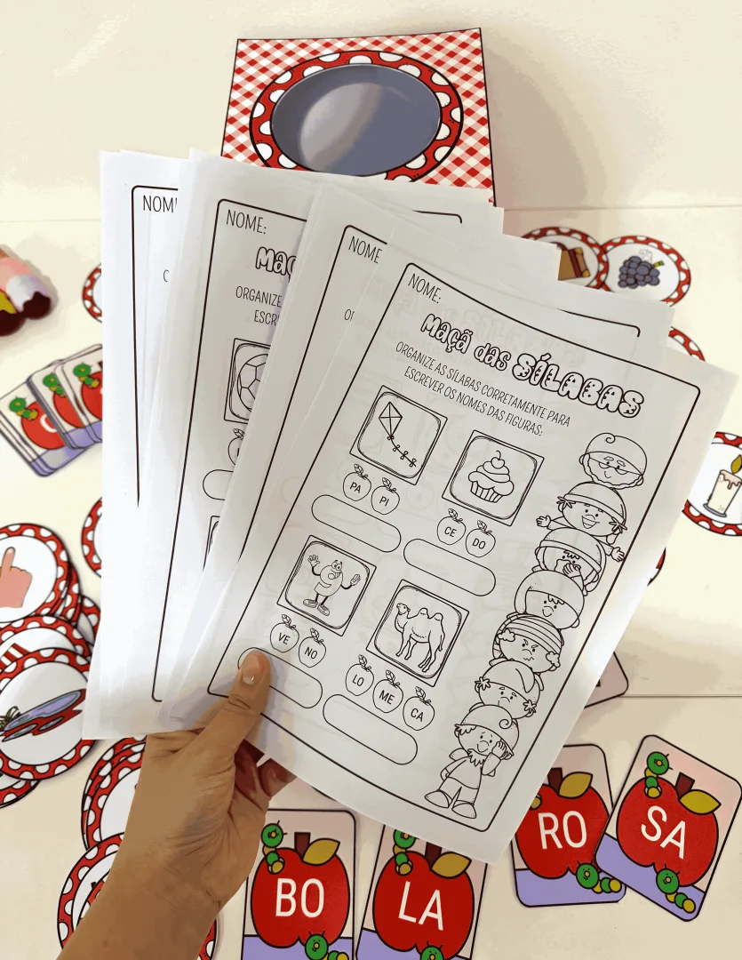 Kit Maçã das Sílabas - Alfabetização  — imagem 6