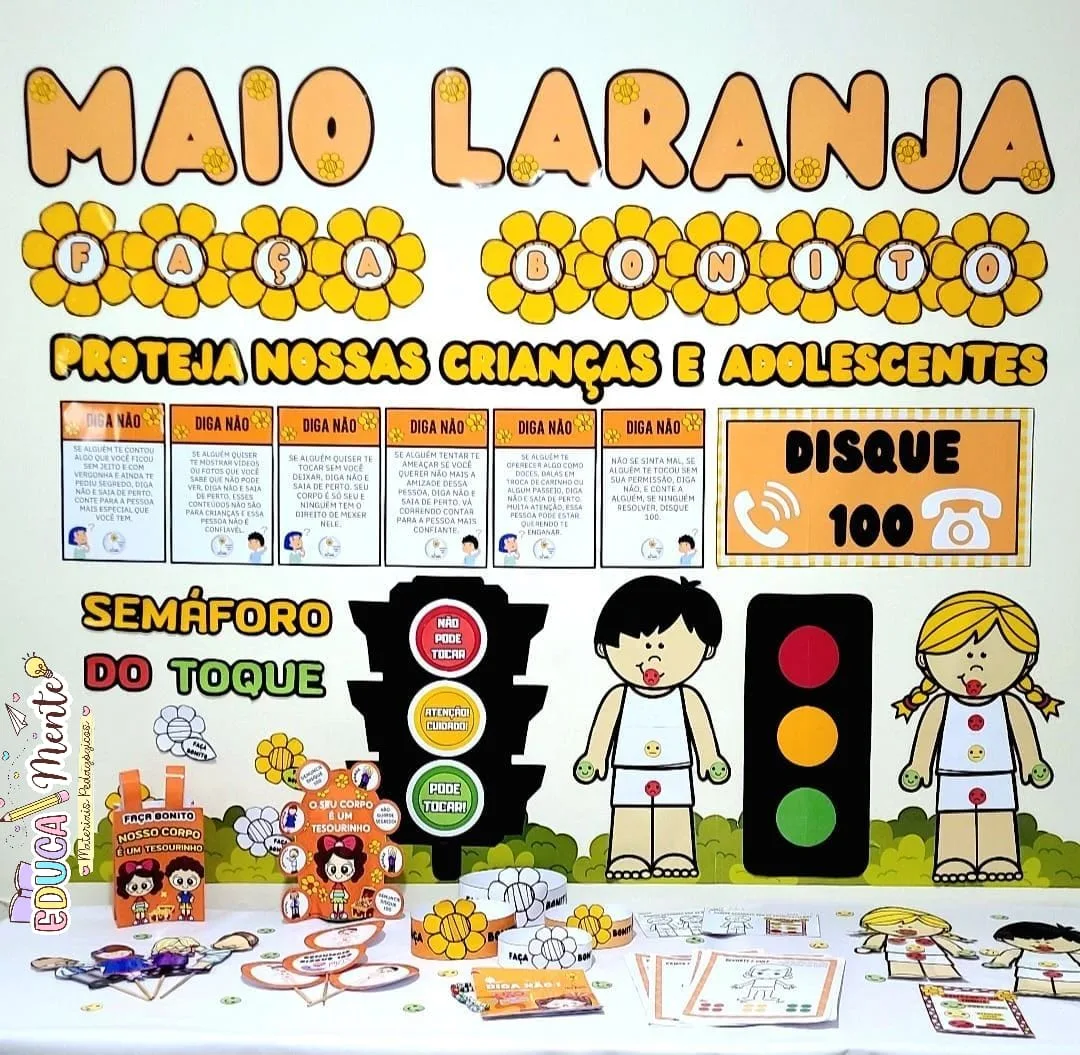 🧡KIT MAIO LARANJA - PROTEJA NOSSAS CRIANÇAS E ADOLESCENTES🧡 — imagem 2