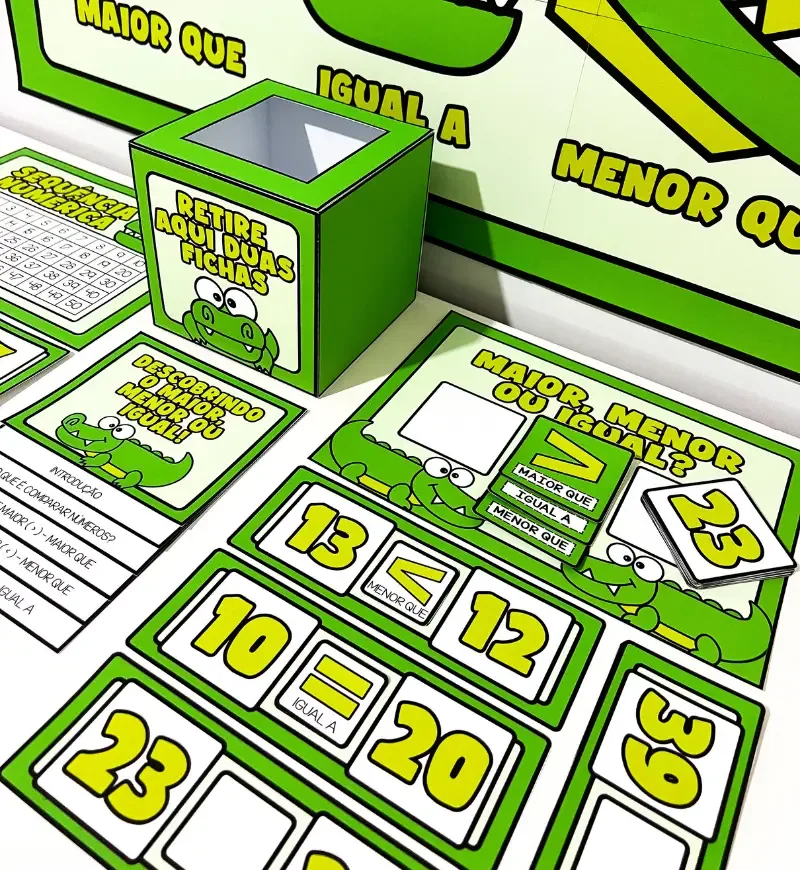 Kit Maior, Menor ou Igual | Atividades Matemática em PDF — imagem 2