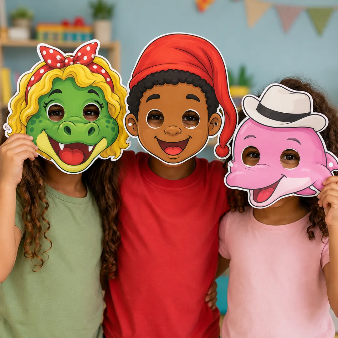 Kit Máscaras do Folclore Brasileiro — imagem 2
