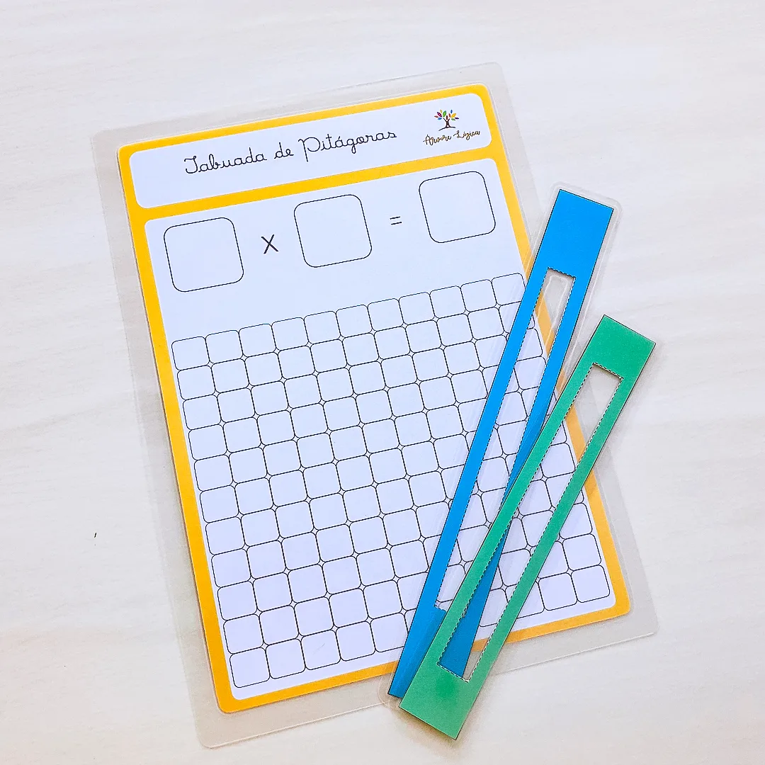 Kit Matemática 3 Jogos - Tabuada de Pitágoras, Fichas Escalonadas e Caça Numerais em PDF — imagem 3