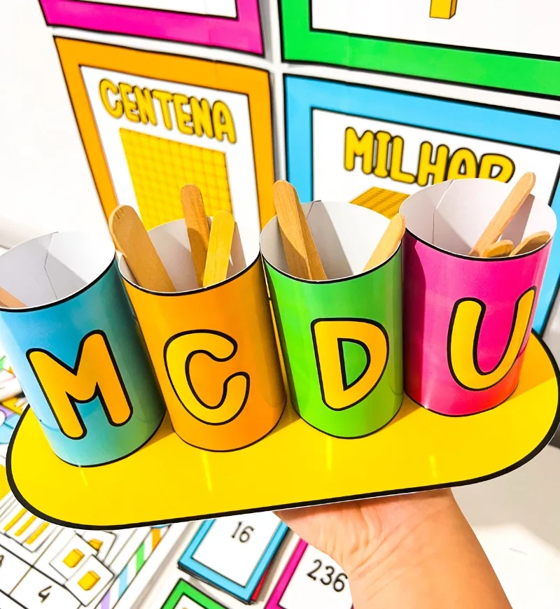 Kit Material Dourado | Atividade de Matemática em PDF — imagem 3