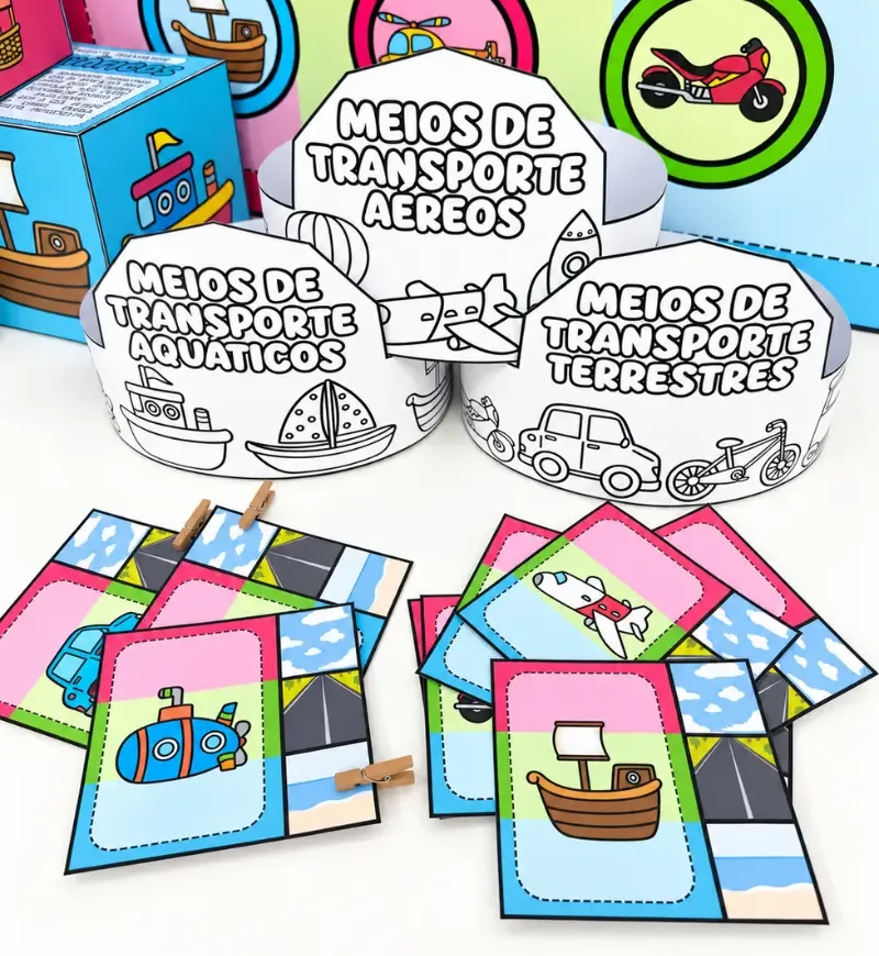 Kit Meios de Transporte — imagem 3