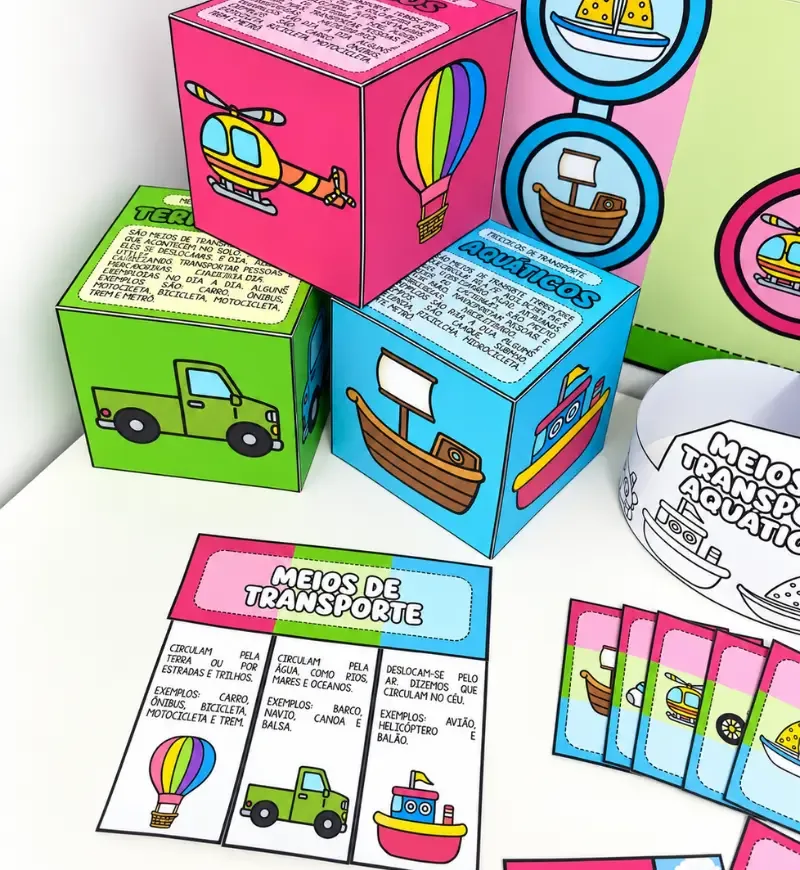 Kit Meios de Transporte — imagem 4