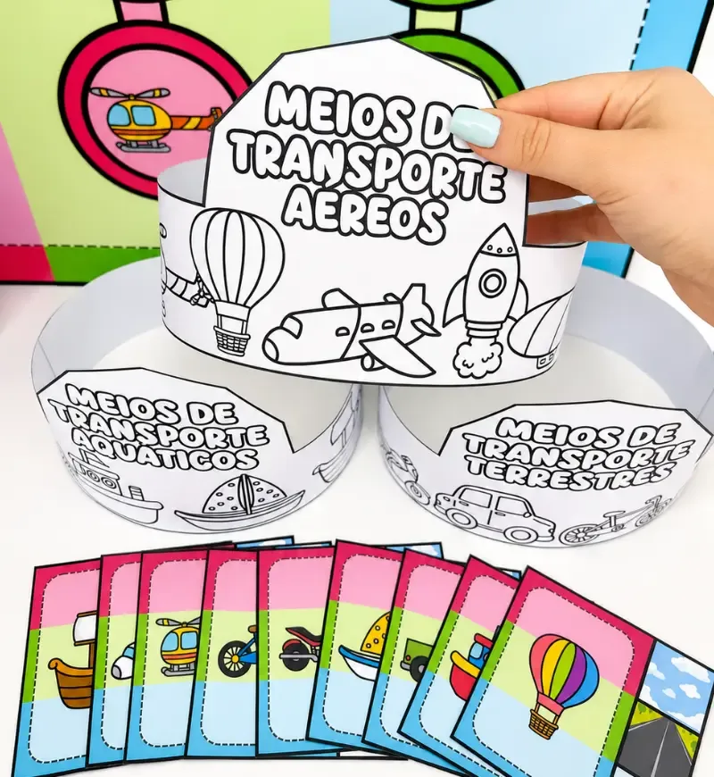 Kit Meios de Transporte — imagem 6