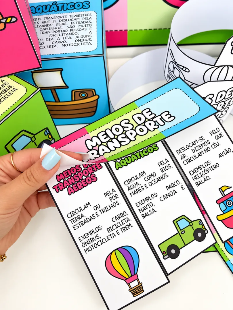 Kit Meios de Transporte – Atividades para Educação Infantil — imagem 2
