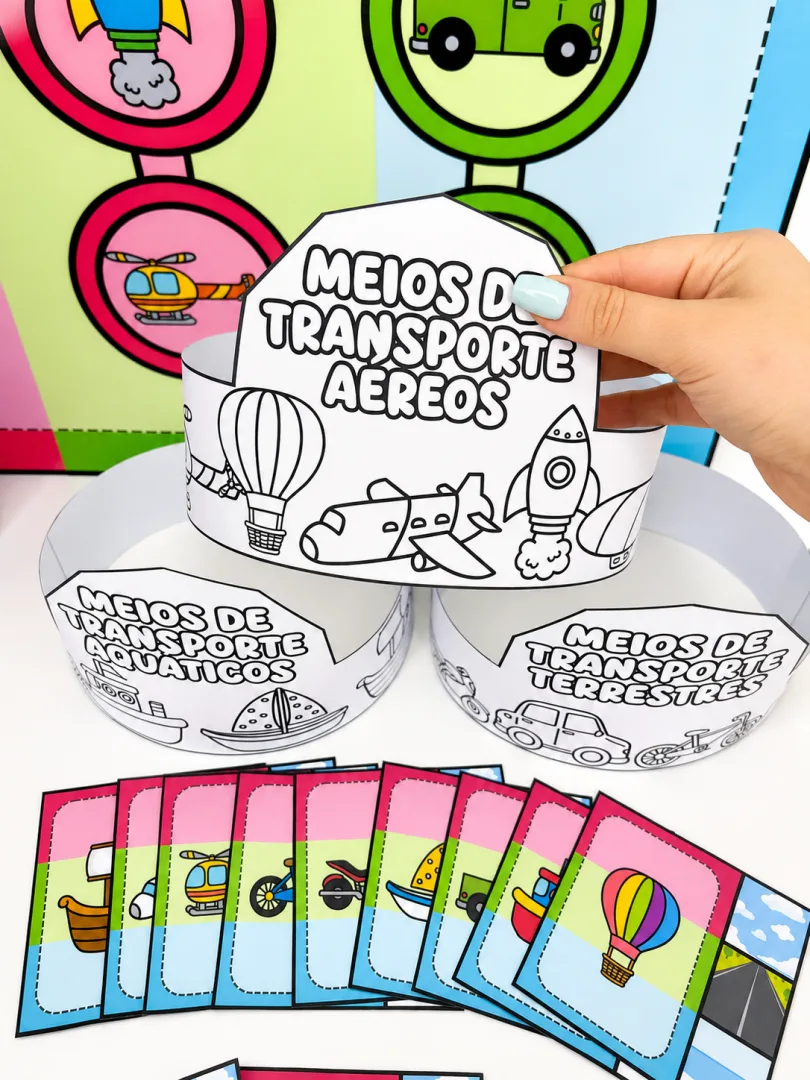 Kit Meios de Transporte – Atividades para Educação Infantil — imagem 3