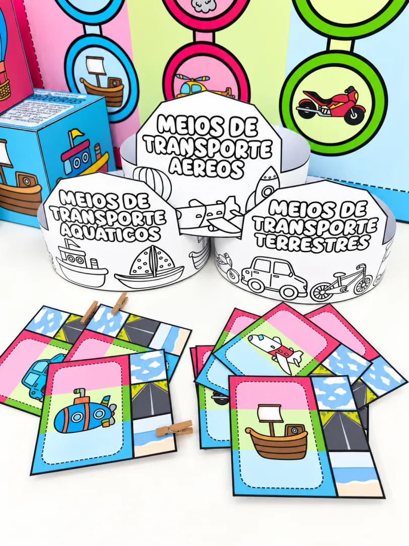 Kit Meios de Transporte – Atividades para Educação Infantil — imagem 6