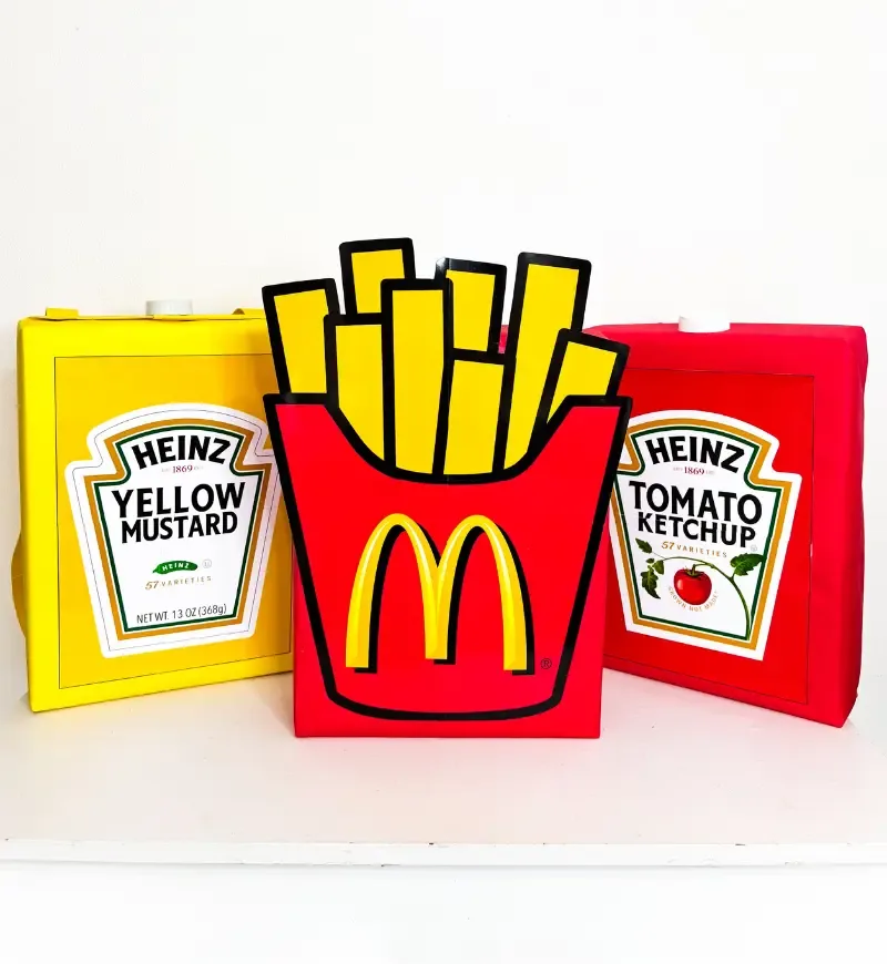 Kit Mochilas Malucas - Fast Food | Dia das Crainças — imagem 2