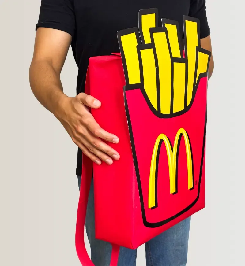Kit Mochilas Malucas - Fast Food | Dia das Crainças — imagem 3