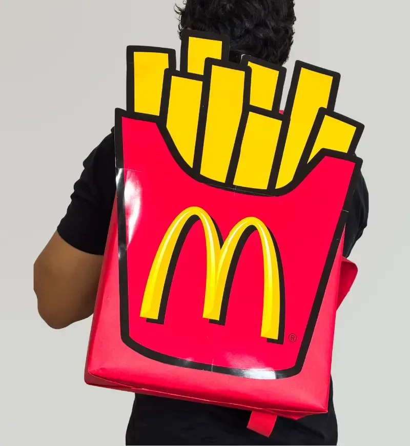 Kit Mochilas Malucas - Fast Food | Dia das Crainças — imagem 4