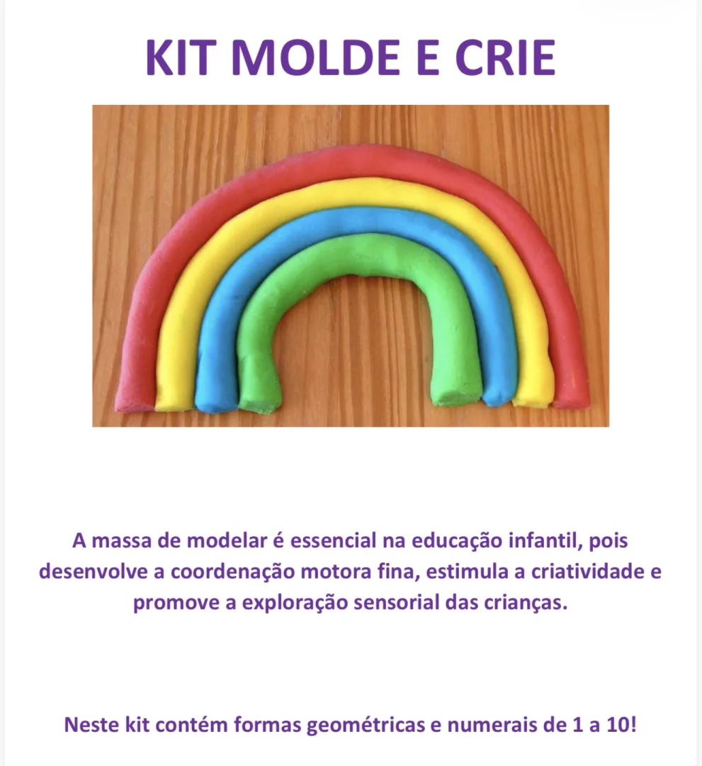 Kit Molde e Crie / Placas para Massa de Modelar — imagem 2