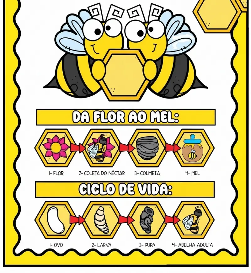Kit O Mundo das Abelhas - Atividades para Educação Infantil e Anos Iniciais - PDF — imagem 2
