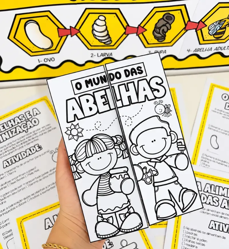 Kit O Mundo das Abelhas - Atividades para Educação Infantil e Anos Iniciais - PDF — imagem 3