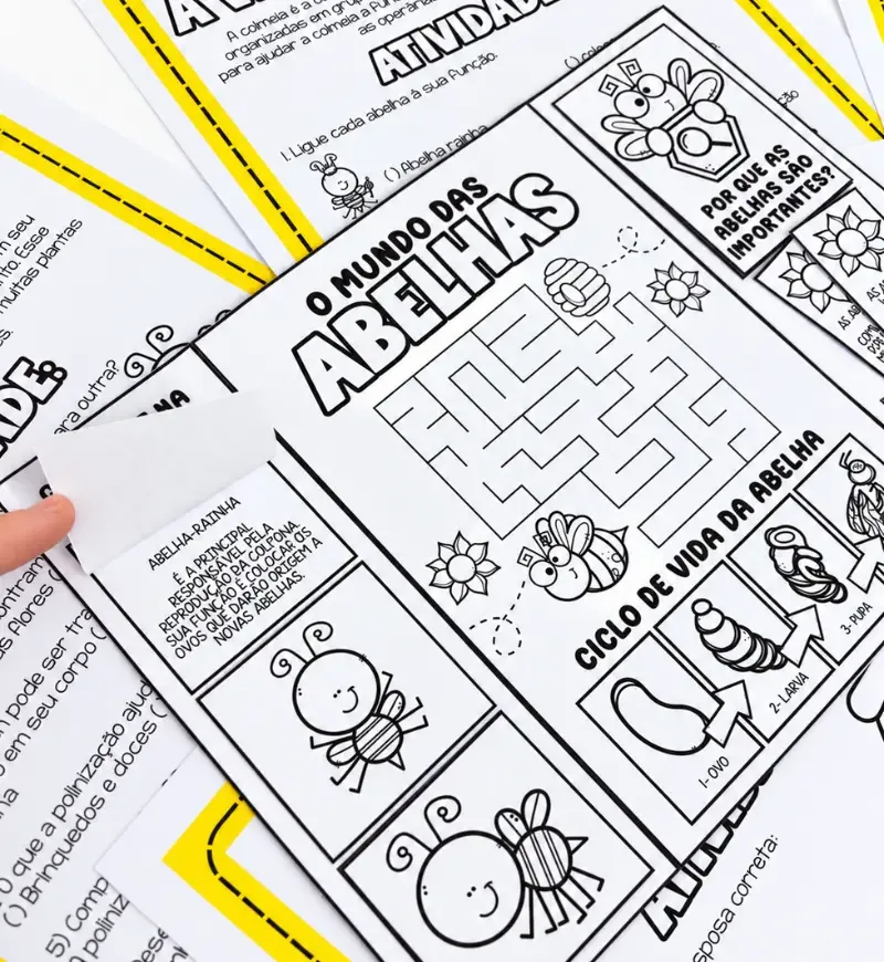 Kit O Mundo das Abelhas - Atividades para Educação Infantil e Anos Iniciais - PDF — imagem 5