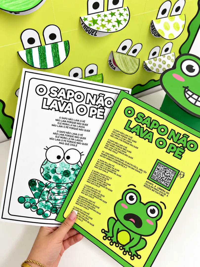 Kit O Sapo Não Lava o Pé – Atividades de Musicalização Infantil — imagem 5
