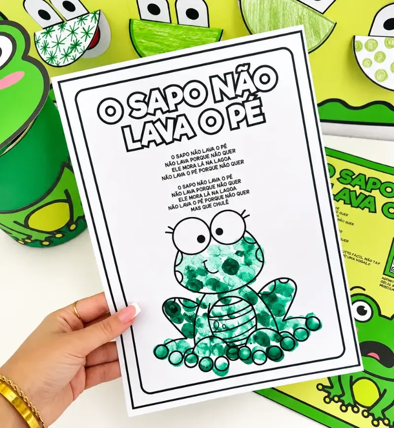 Kit O Sapo Não Lava o Pé | Cantiga — imagem 3