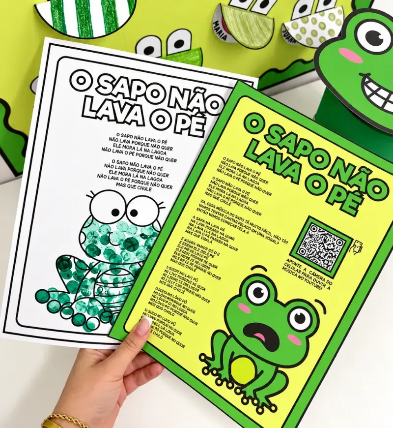 Kit O Sapo Não Lava o Pé | Cantiga — imagem 4