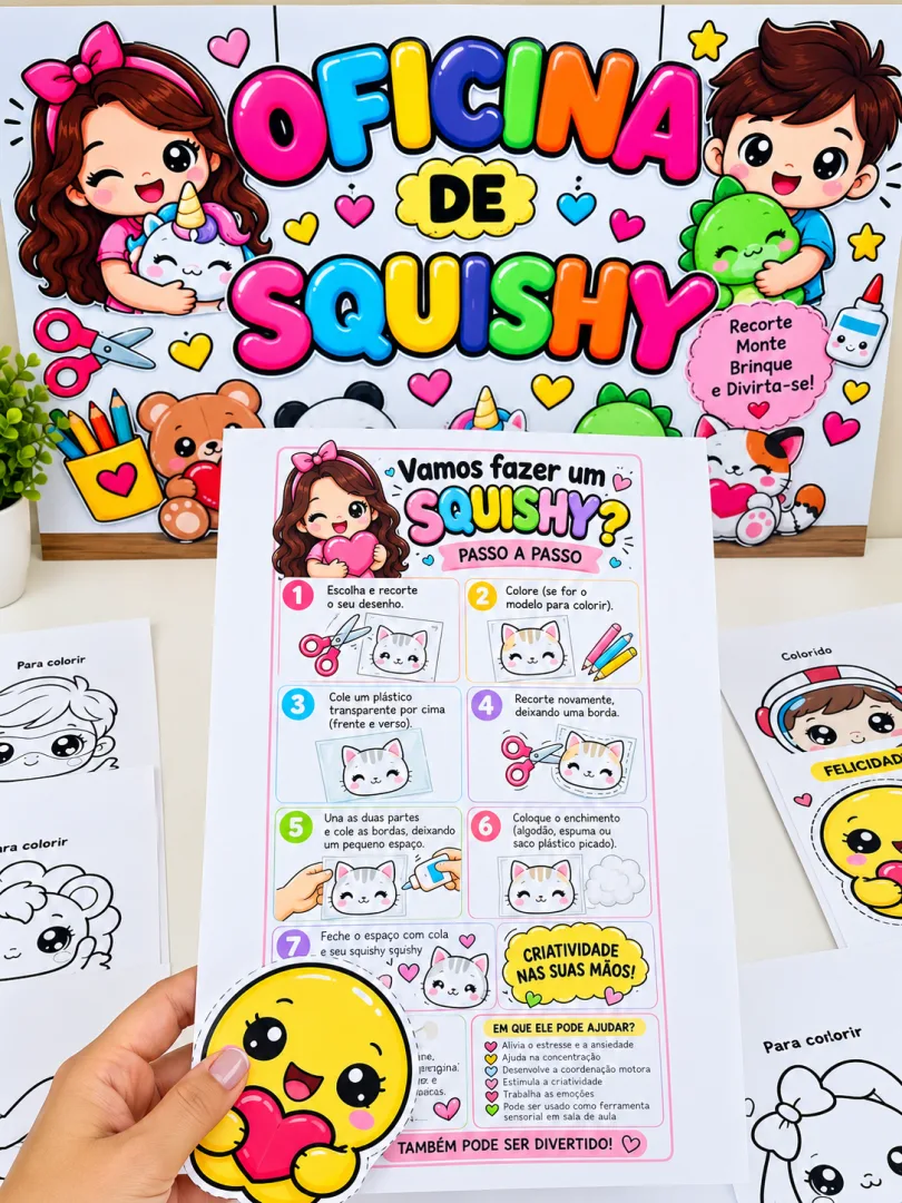 Kit Oficina de Squishy - PDF - Educação Infantil — imagem 2