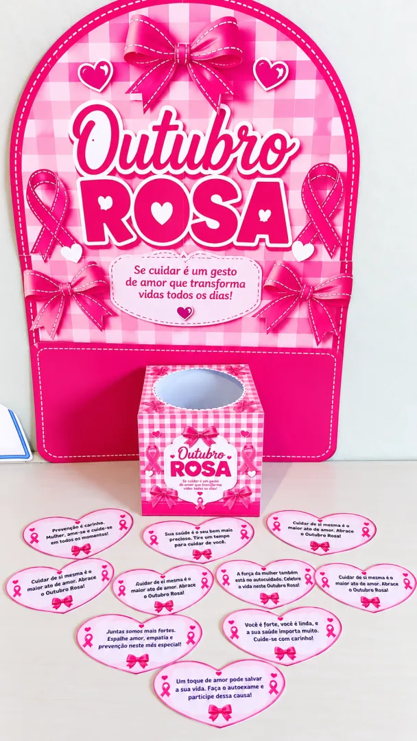 Kit Outubro Rosa – Cuidar É Um Ato De Amor Em PDF ! — imagem 3