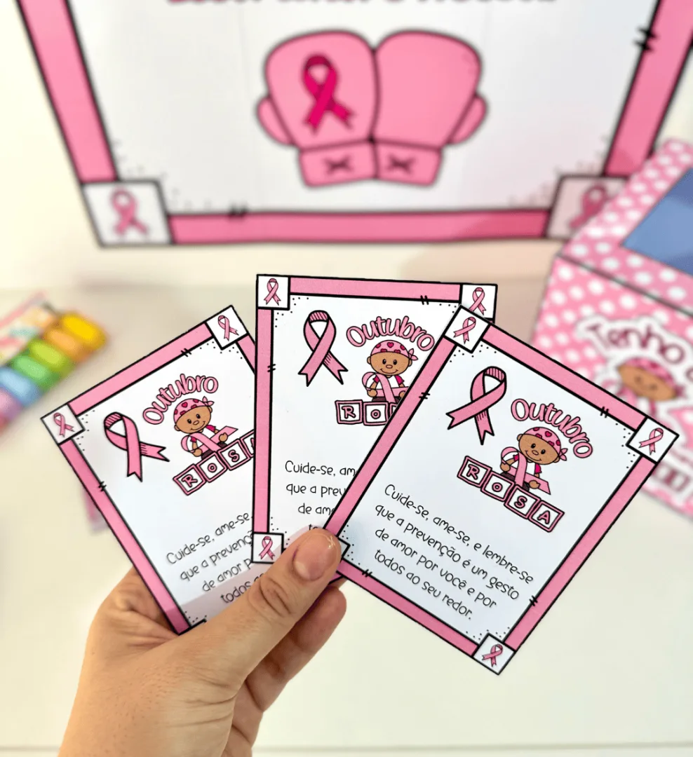 Kit Outubro Rosa + Flyer + Brindes — imagem 3