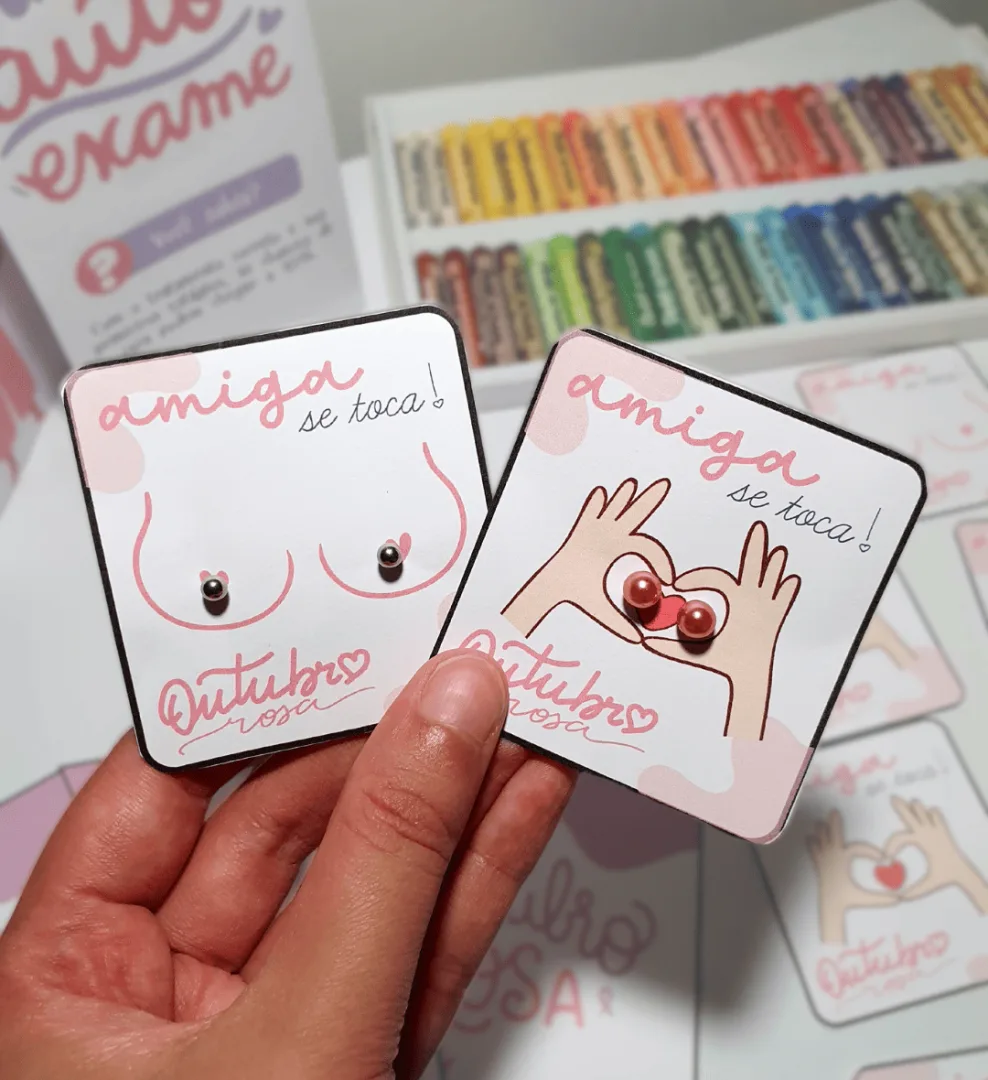 Kit Outubro Rosa + Flyer + Brindes — imagem 7