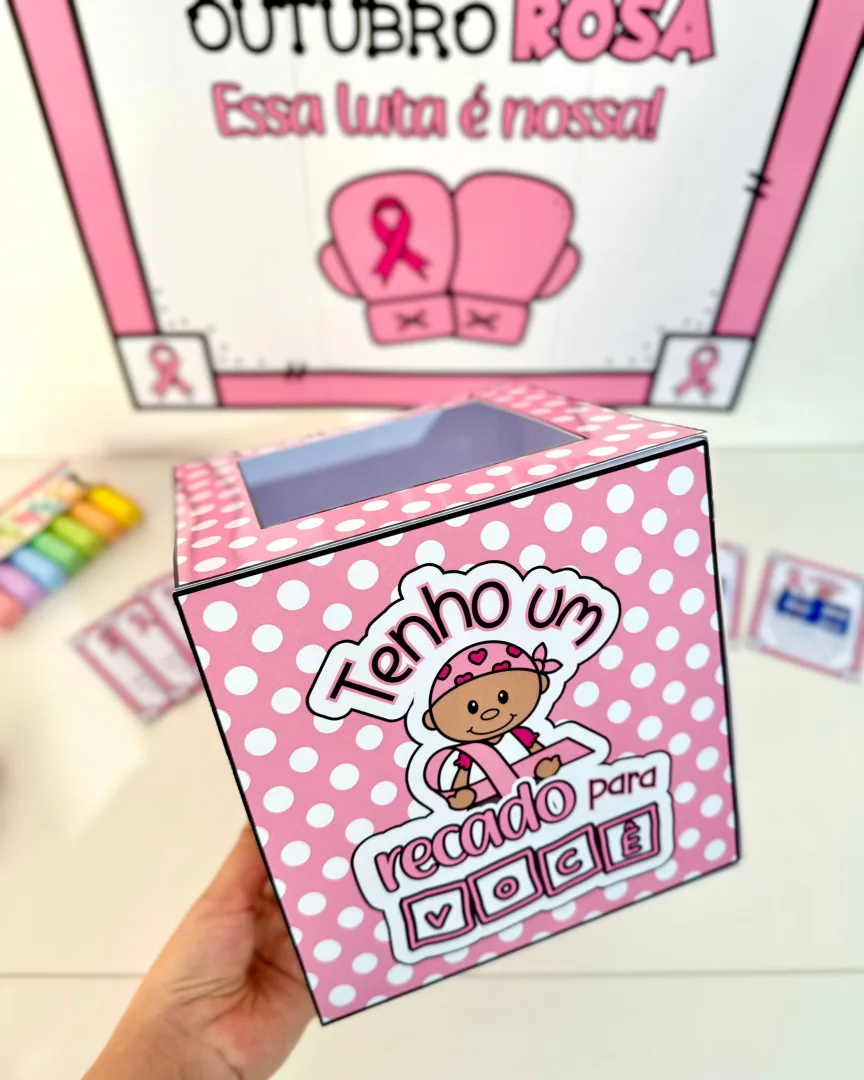  Kit Outubro Rosa para Educação Infantil e Ensino Fundamental — imagem 3