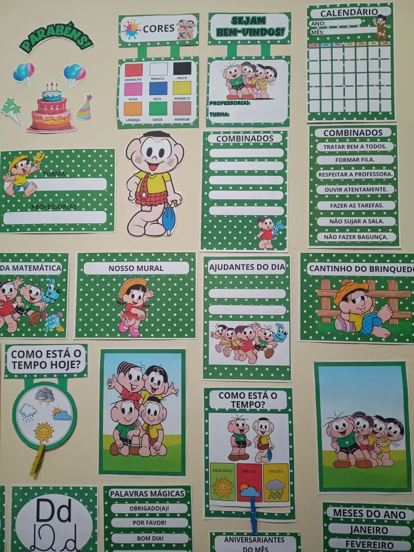 kit PAINÉIS TURMA DA MÔNICA — imagem 5