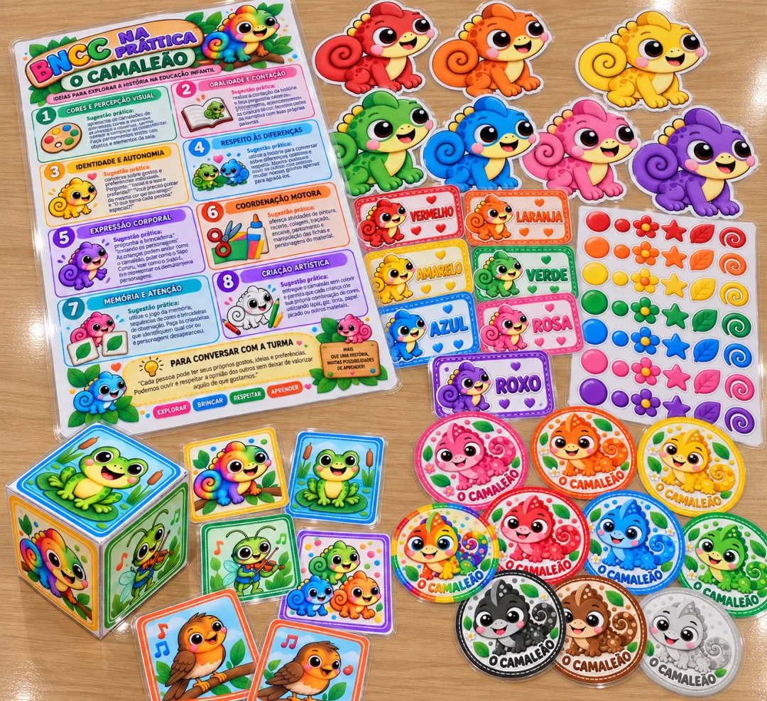 Kit Pedagógico Bom Dia Todas As Cores - Educação Infantil - Arquivo Digital — imagem 2