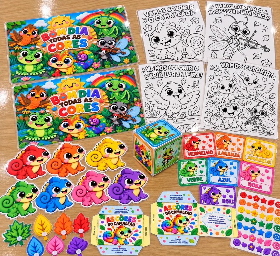 Kit Pedagógico Bom Dia Todas As Cores - Educação Infantil - Arquivo Digital — imagem 3