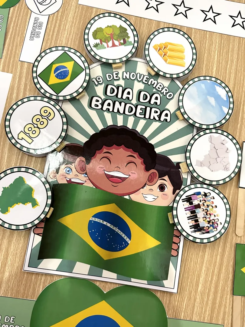 Kit Pedagógico Dia da Bandeira – Atividades e Lembrancinhas — imagem 4