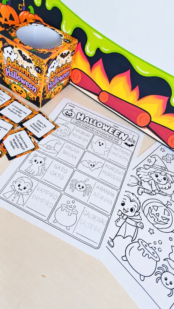 Kit Pedagógico Halloween Educação Infantil PDF — imagem 6