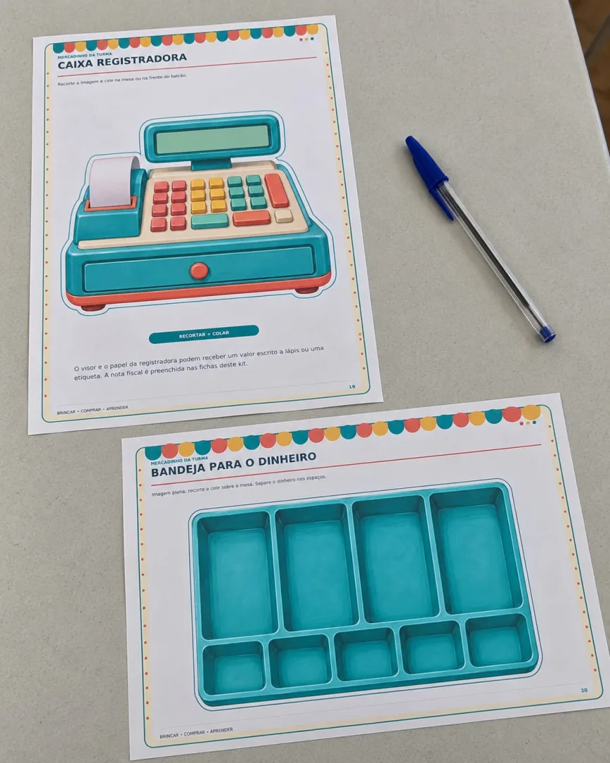 Kit Pedagógico Mercadinho da Turma Matemática - Educação infantil PDF — imagem 6