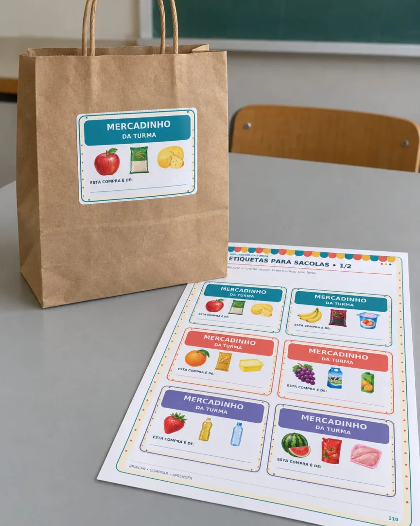 Kit Pedagógico Mercadinho da Turma Matemática - Educação infantil PDF — imagem 4
