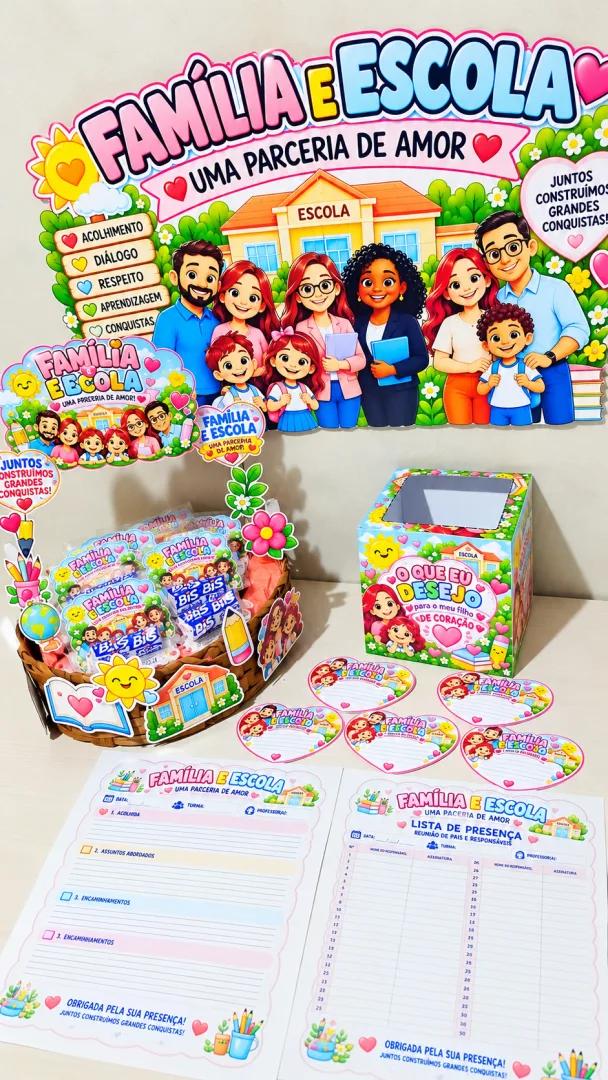 Kit Pedagógico Reunião de Pais e Responsáveis PDF - Educação infantil — imagem 3