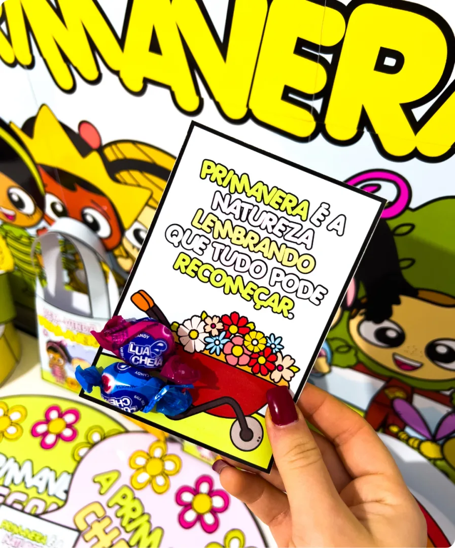 KIT PRIMAVERA - PAINEL+LEMBRANCINHAS — imagem 5
