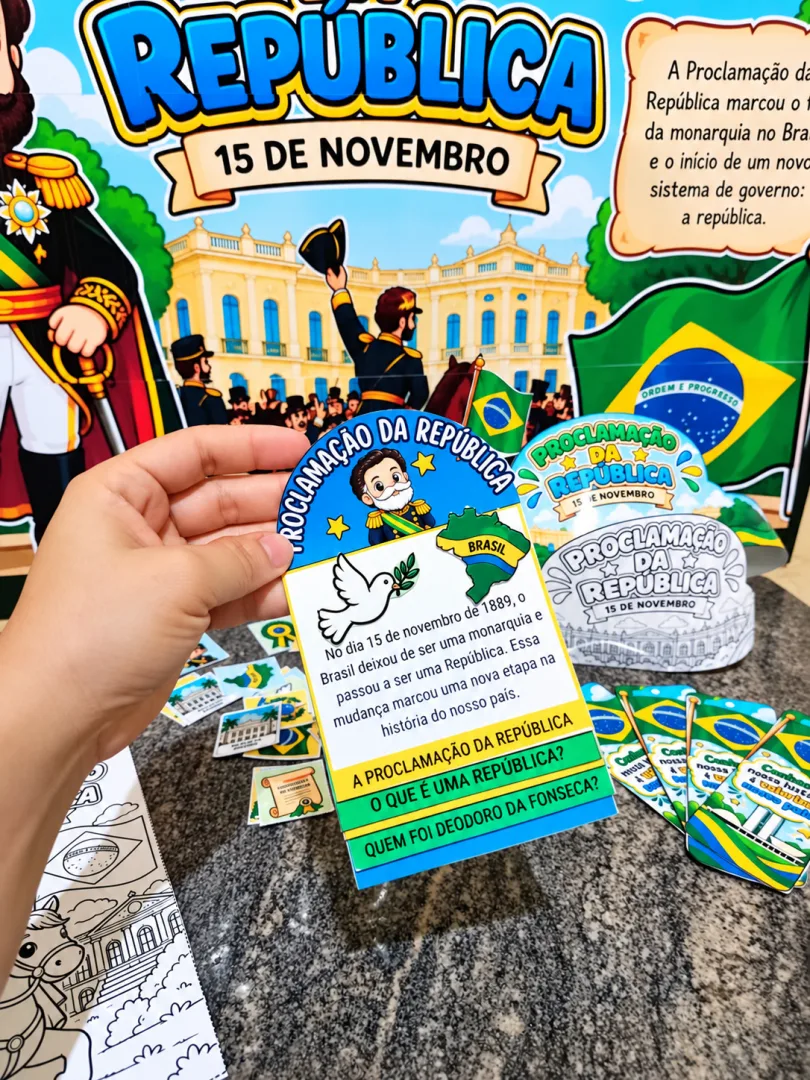 Kit Proclamação da República 1º ao 5º Ano em PDF — imagem 5