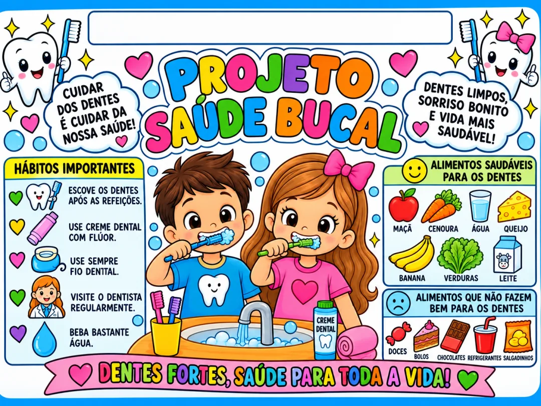 Kit Projeto Saúde Bucal - Educação Infantil e fundamental -PDF — imagem 4