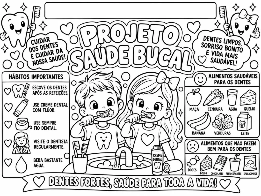 Kit Projeto Saúde Bucal - Educação Infantil e fundamental -PDF — imagem 5