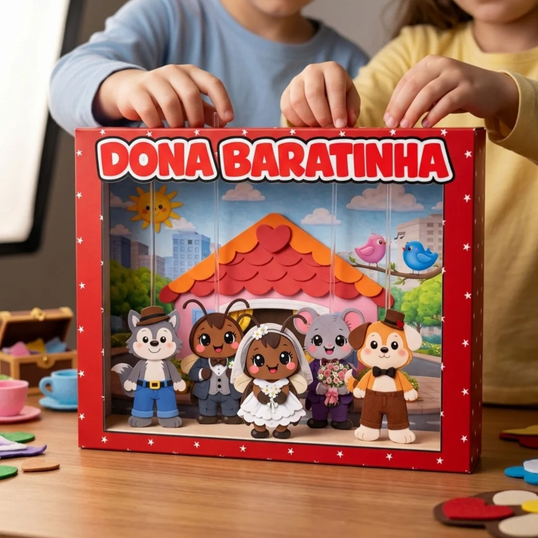 Kit Quem Quer Casar Com a Dona Baratinha - Educação Infantil - Arquivo Digital — imagem 6