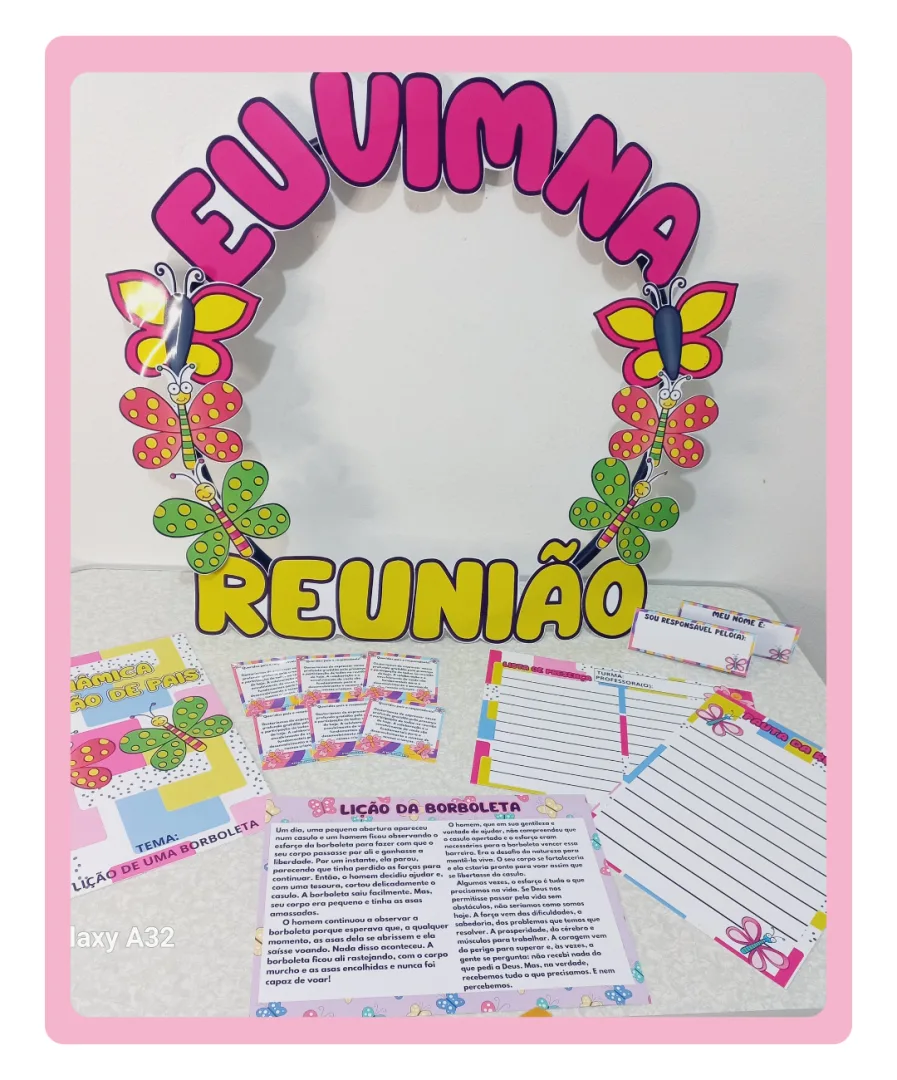 KIT REUNIÃO DE PAIS - A LIÇÃO DE UMA BORBOLETA — imagem 7